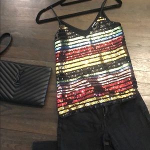 Gorgeous shinny bight blouse